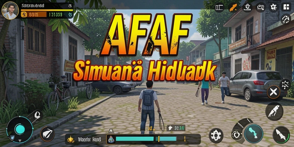 Screenshot AFAF menampilkan antarmuka gameplay yang interaktif dan menarik.