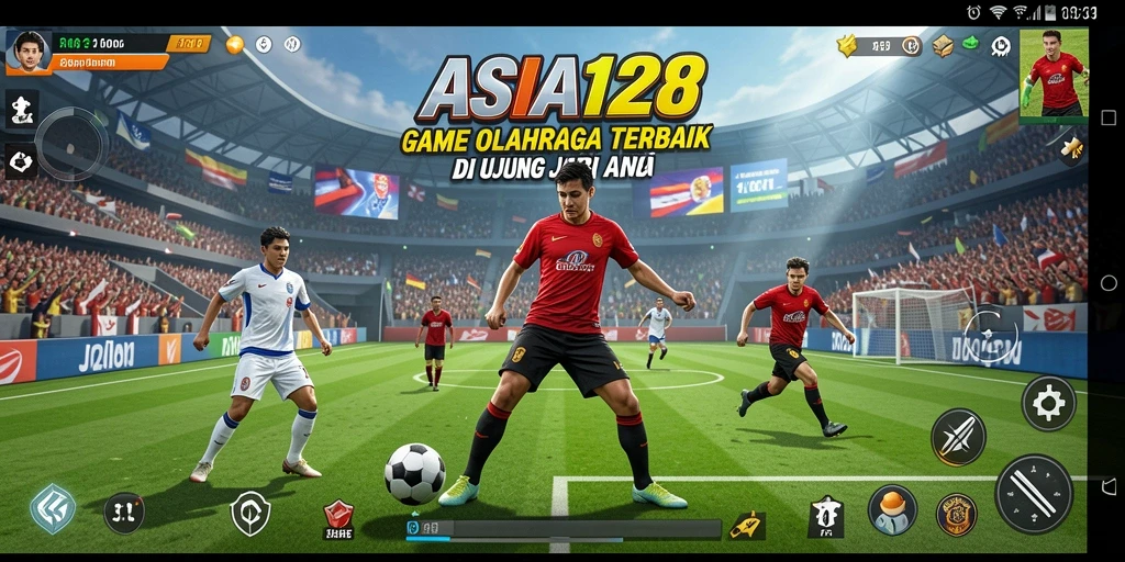 Tampilan gameplay ASIA128 yang menegangkan dan seru.