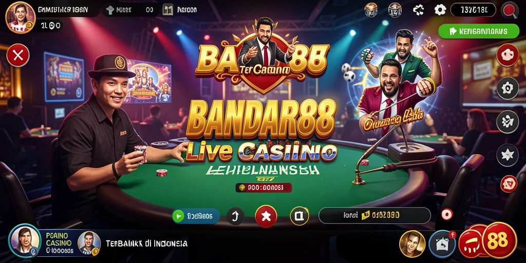 Gameplay Live Casino mendebarkan dengan dealer profesional.
