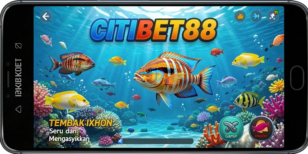 Gameplay CITIBET88 yang seru dengan berbagai ikan menanti untuk ditangkap.