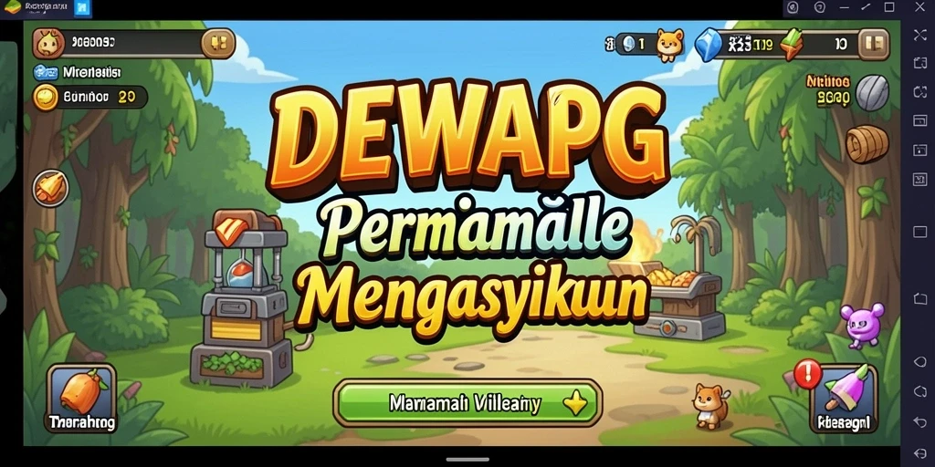 Tampilan gameplay DEWAPG yang menarik dan penuh warna.