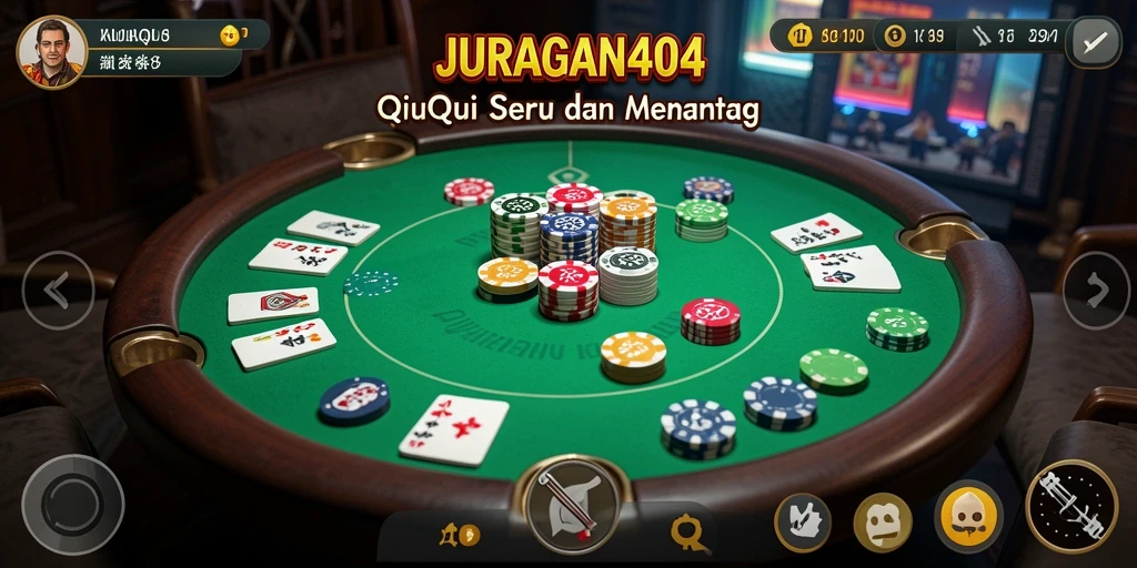 Screenshot gameplay QiuQiu JURAGAN404 yang seru dan menantang.