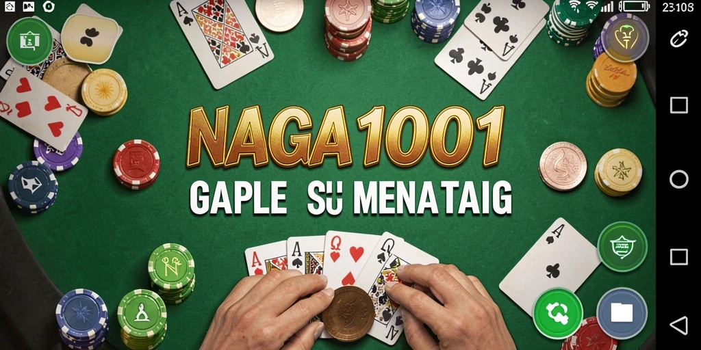 Gameplay seru dan interaktif dari NAGA1001, permainan Gaple yang mengasyikkan.