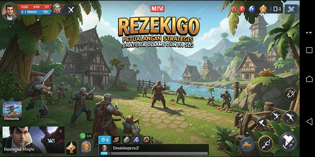 Tampilan gameplay menarik dalam dunia SLG yang dinamis.