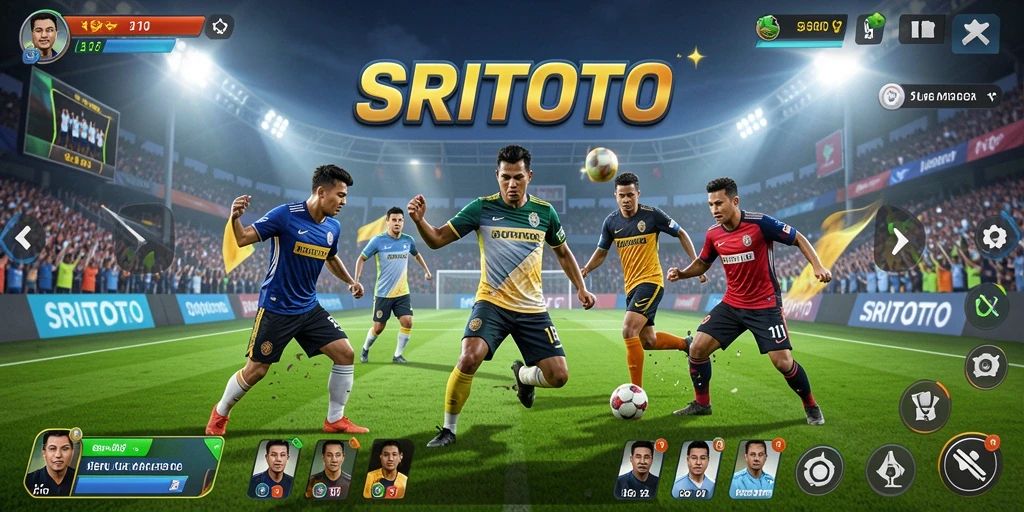 Tampilan screenshot SRITOTO yang menunjukkan aksi seru di lapangan olahraga.