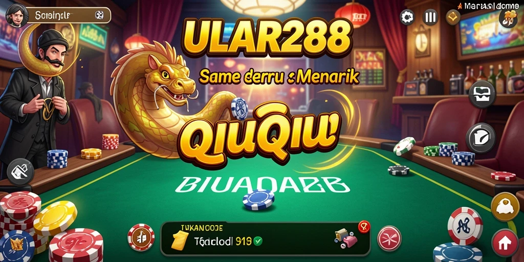 Tampilan gameplay seru dalam ULAR288 dengan teman-teman.