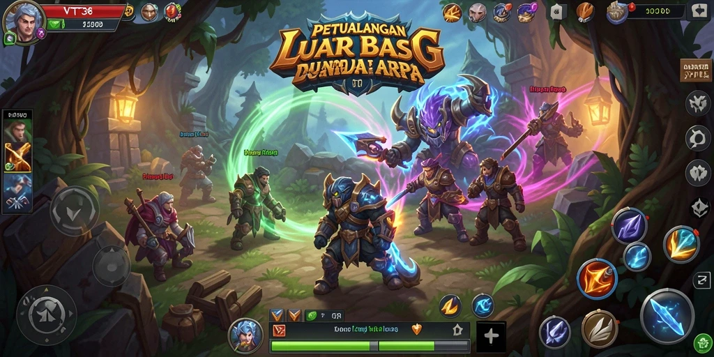 Tangkapan layar gameplay VT38 menunjukkan pertarungan yang mendebarkan dalam dunia ARPG.
